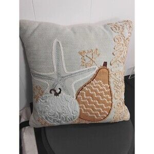 Pier 1 Fall by the Sea Throw Pillow